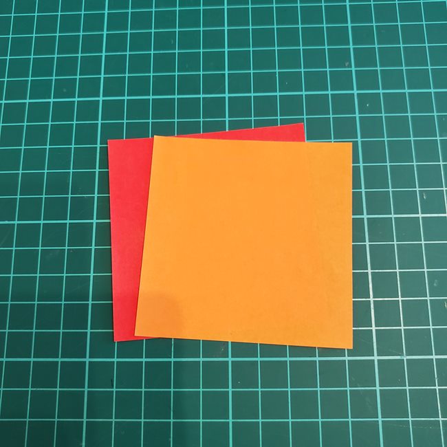 折り紙でもみじのリースの作り方折り方②もみじ(3)
