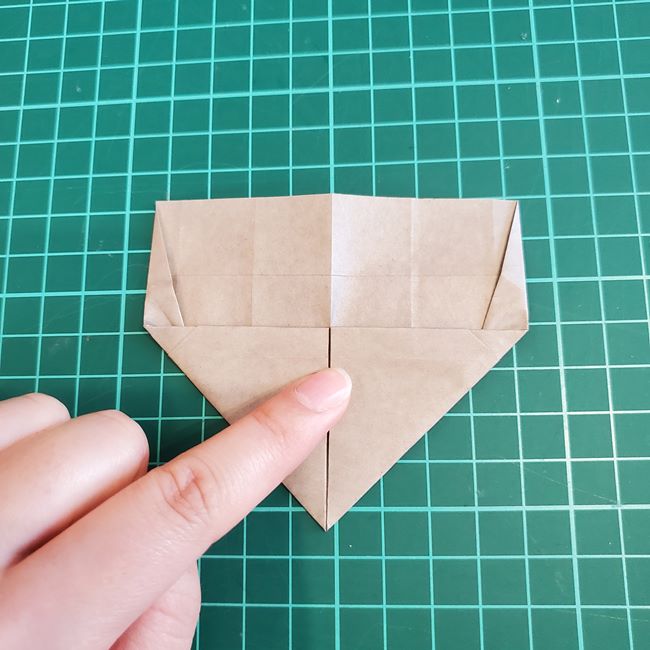 焼き芋 さつまいもの折り紙｜作り方折り方②袋(18)
