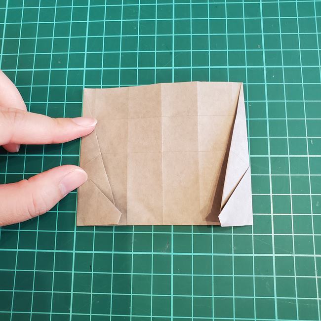 焼き芋 さつまいもの折り紙｜作り方折り方②袋(17)