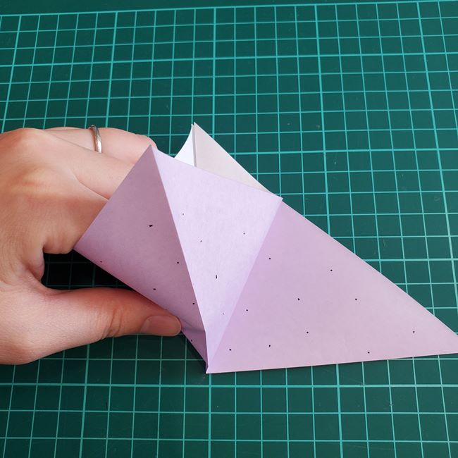 さつまいもの折り紙 立体でも簡単な折り方作り方(5)