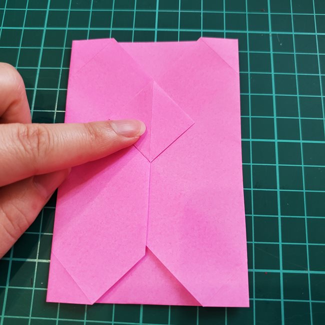 うさぎのお年玉袋の折り紙｜折り方作り方(21)