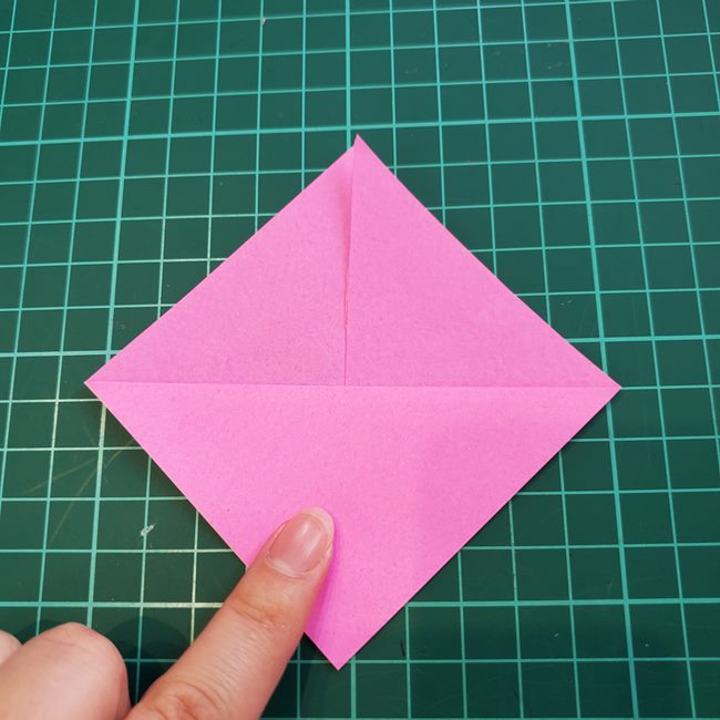 うさぎの折り紙 簡単で3歳児も作れる作り方折り方(4)