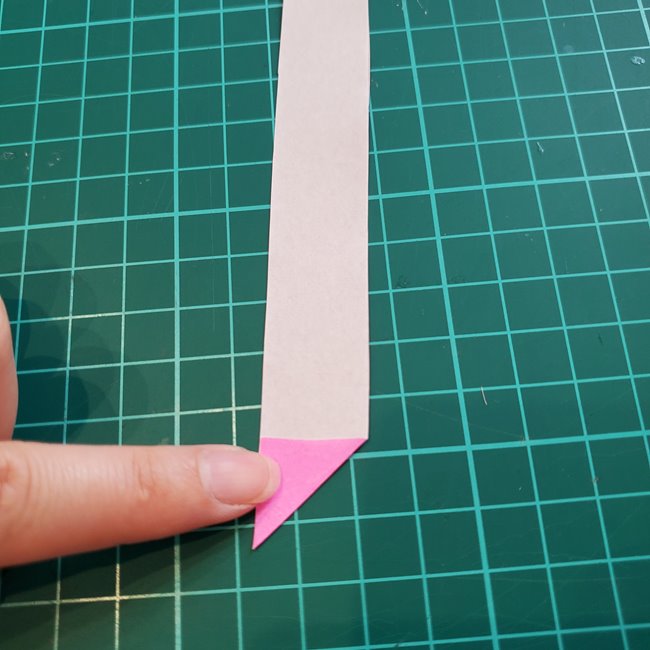 折り紙のハートは立体でも小さいと作り方は簡単！(3)