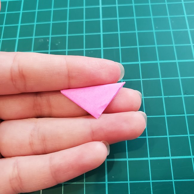 折り紙のハートは立体でも小さいと作り方は簡単！(11)