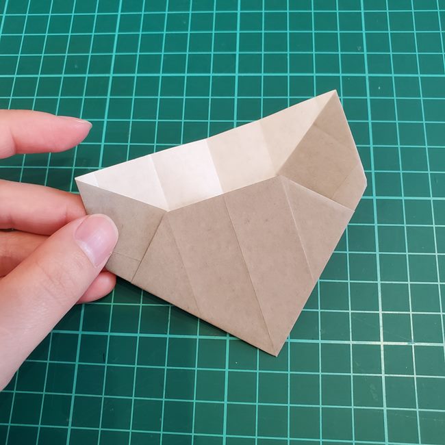 焼き芋 さつまいもの折り紙｜作り方折り方②袋(19)