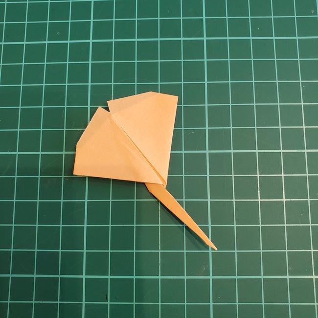 折り紙でもみじのリースの作り方折り方②もみじ(8)