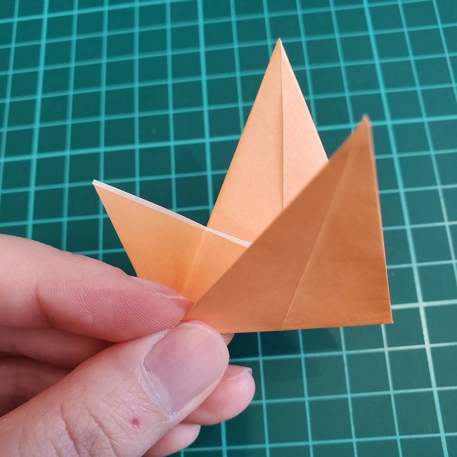 折り紙のもみじの簡単な作り方折り方(17)