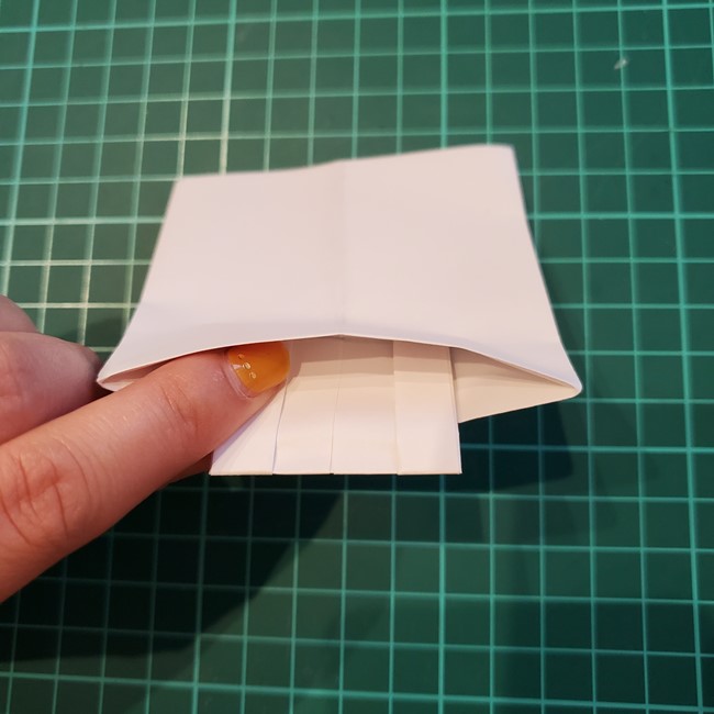 ハロウィンの折り紙 ドクロ・ガイコツの簡単な折り方作り方(24)