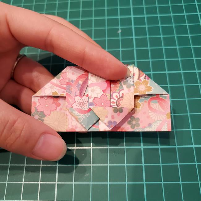 折り紙 ほうきとちりとりの折り方作り方①ちりとり(28)