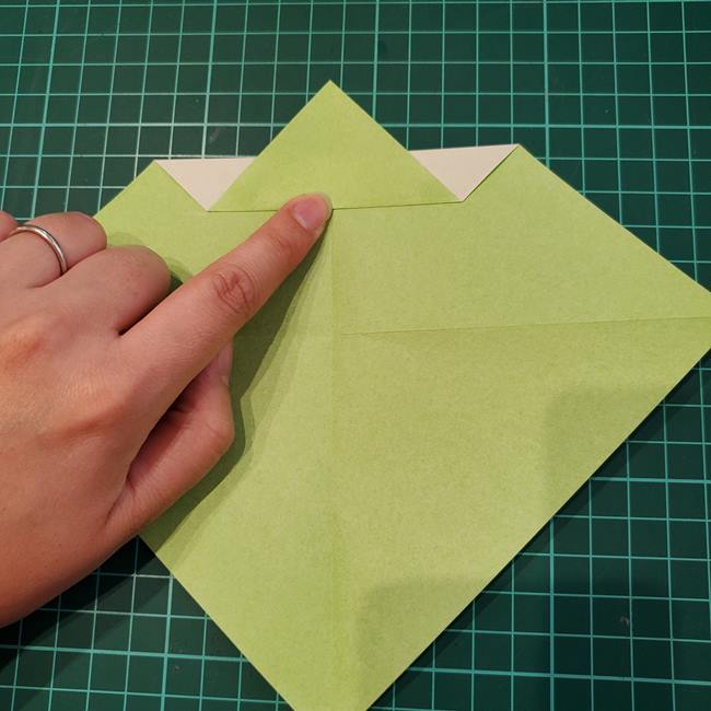 折り紙のフランケンシュタイン 簡単な折り方作り方(6)