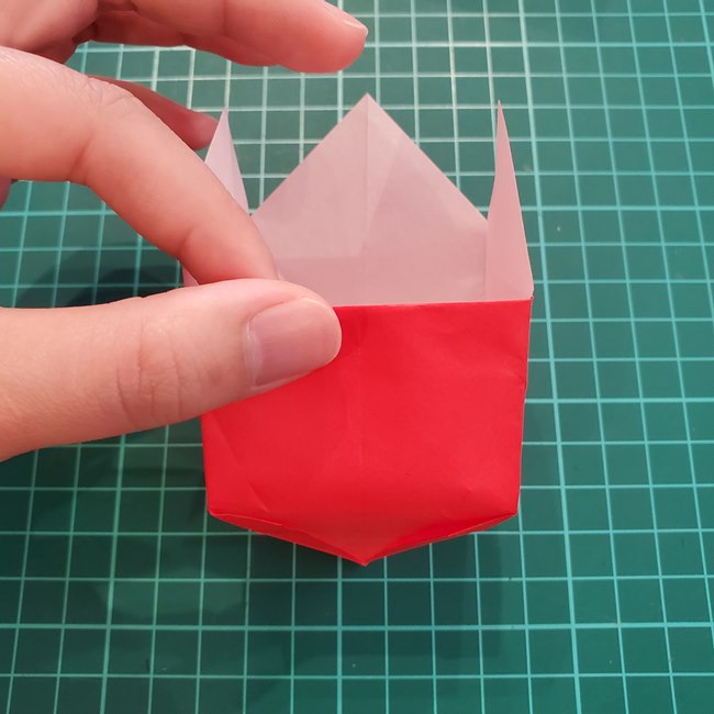 マンゴーの折り紙 折り方作り方(25)
