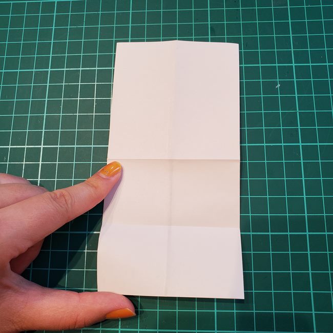 ハロウィンの折り紙 ドクロ・ガイコツの簡単な折り方作り方(8)