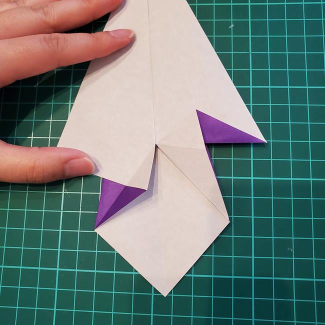 折り紙 お城の作り方折り方(立体的)①パーツ1(12)