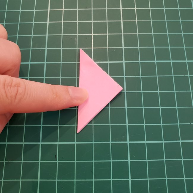 なでしこの折り紙の立体的な花の折り方作り方(7)