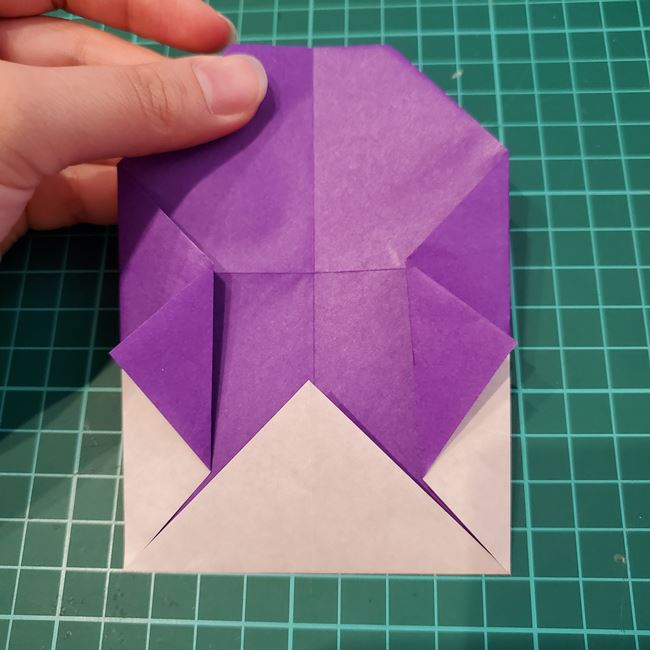 ドラキュラの折り紙 簡単な折り方作り方(10)