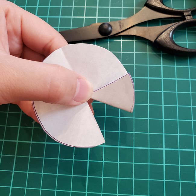 ぶどうの製作 立体的な壁面工作★折り紙の簡単な折り方作り方①実(14)