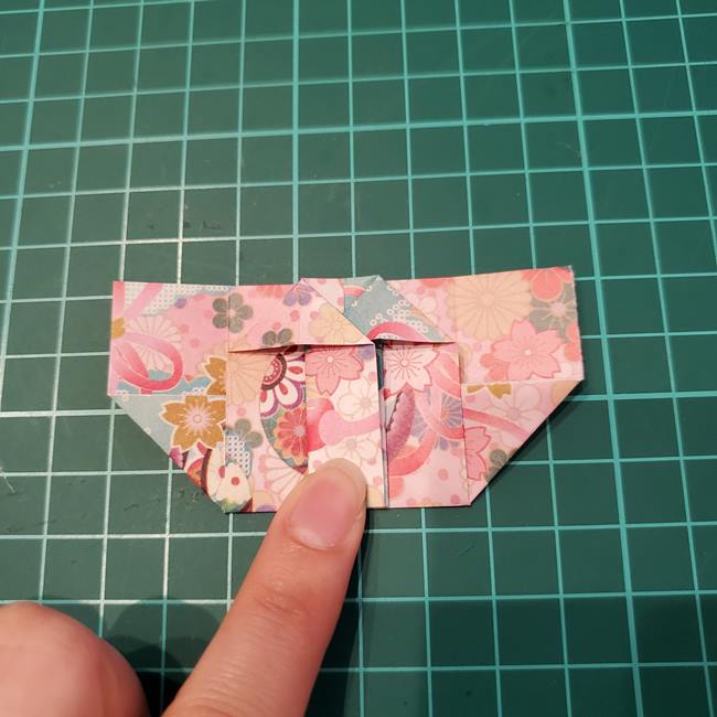 折り紙 ほうきとちりとりの折り方作り方①ちりとり(27)