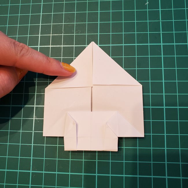 ハロウィンの折り紙 ドクロ・ガイコツの簡単な折り方作り方(27)