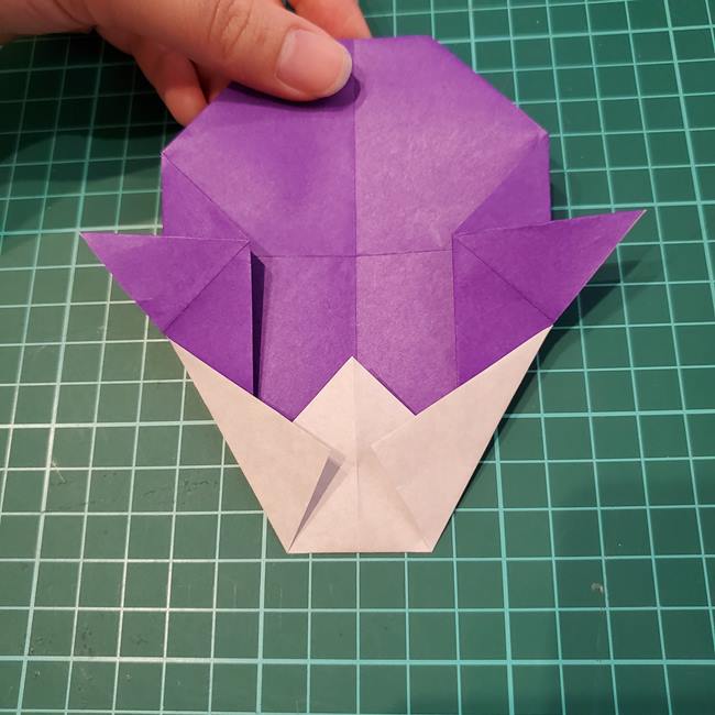 ドラキュラの折り紙 簡単な折り方作り方(14)