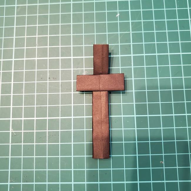 十字架の折り紙 簡単な作り方折り方(21)