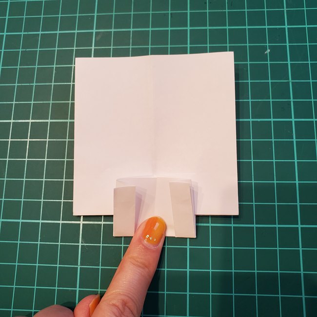 ハロウィンの折り紙 ドクロ・ガイコツの簡単な折り方作り方(23)