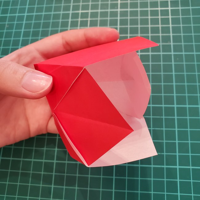 マンゴーの折り紙 折り方作り方(23)