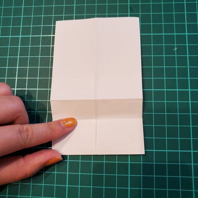 ハロウィンの折り紙 ドクロ・ガイコツの簡単な折り方作り方(12)