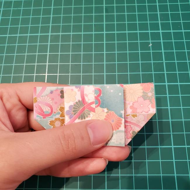 折り紙 ほうきとちりとりの折り方作り方①ちりとり(24)