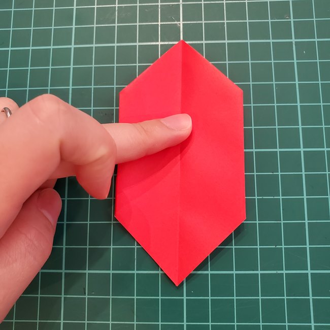マンゴーの折り紙 折り方作り方(21)