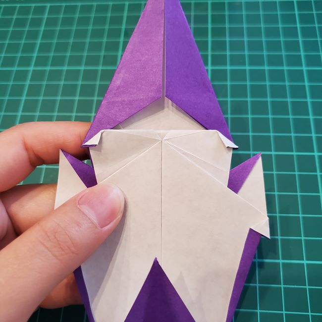 折り紙 お城の作り方折り方(立体的)①パーツ1(32)