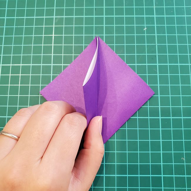 キャンドルホルダーの折り紙 折り方作り方①基本(11)