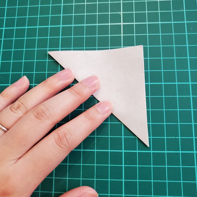 ぶどうの製作 立体的な壁面工作★折り紙の簡単な折り方作り方①実(4)