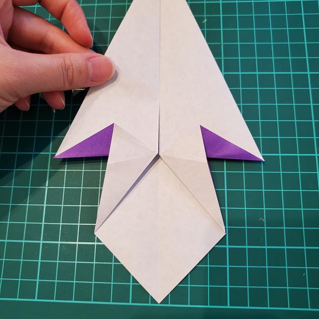 折り紙 お城の作り方折り方(立体的)①パーツ1(13)