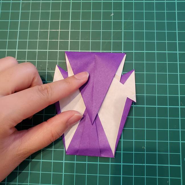 折り紙 お城の作り方折り方(立体的)①パーツ1(27)