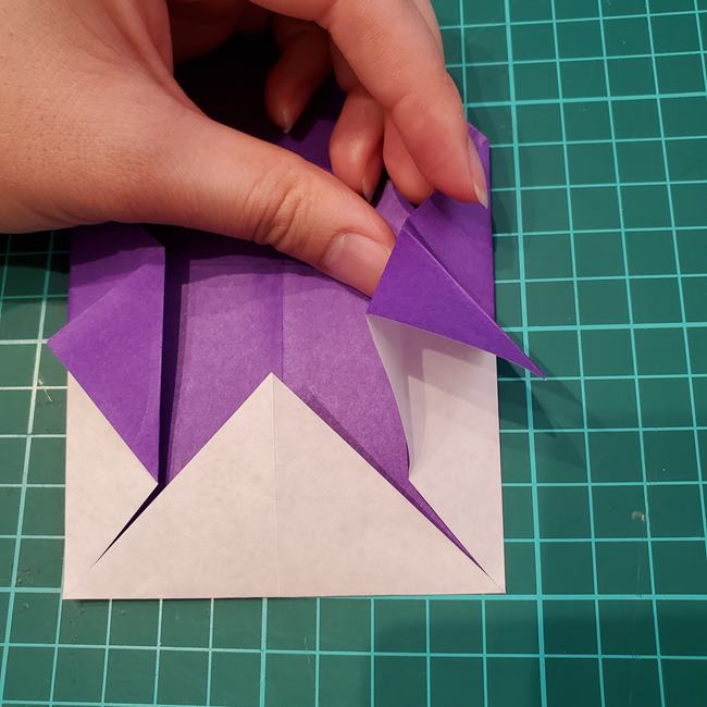ドラキュラの折り紙 簡単な折り方作り方(11)