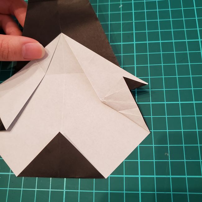魔法使いの折り紙 簡単な折り方作り方①魔法使い(13)