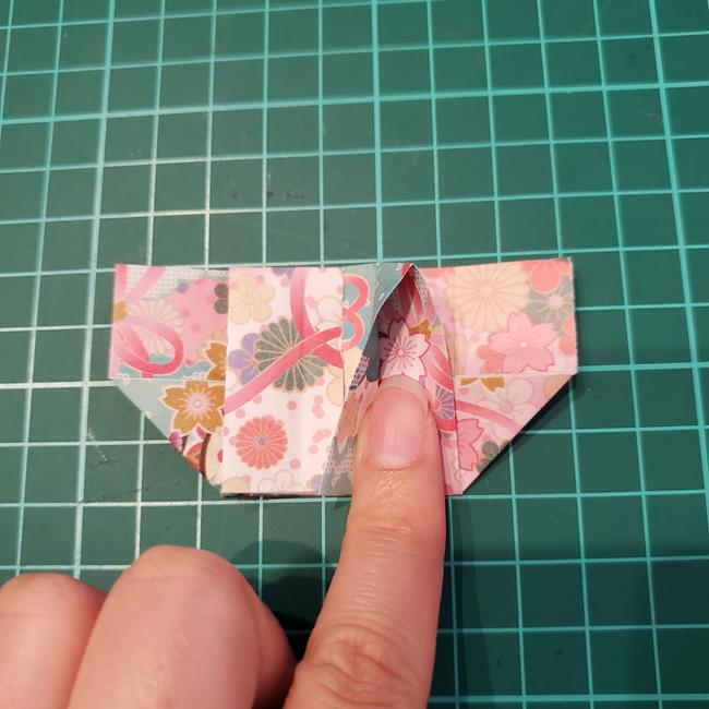 折り紙 ほうきとちりとりの折り方作り方①ちりとり(25)