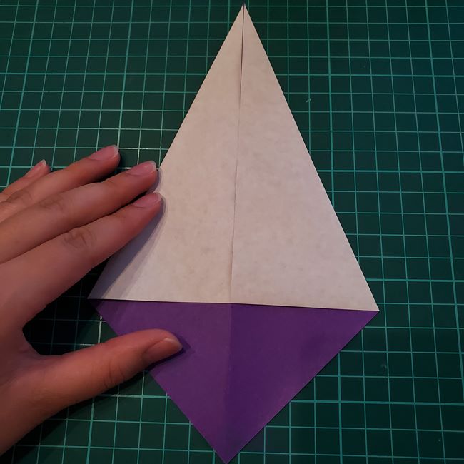 折り紙 お城の作り方折り方(立体的)①パーツ1(4)