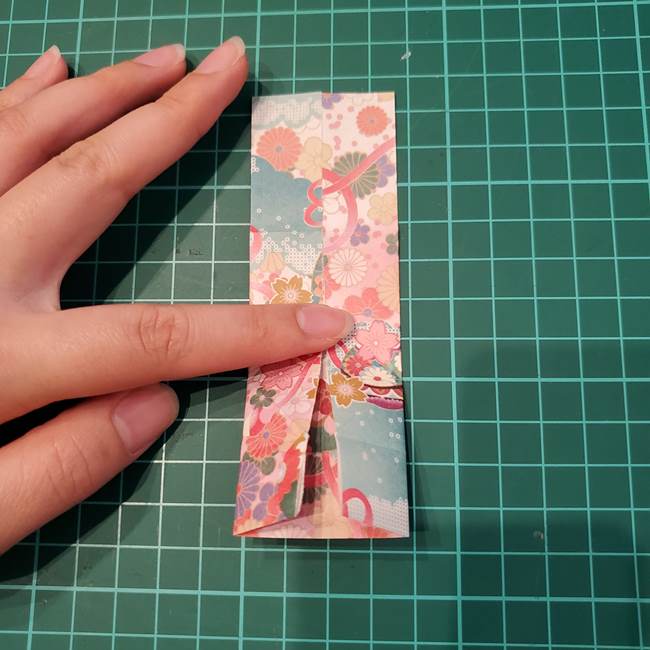 折り紙 ほうきとちりとりの折り方作り方①ちりとり(21)