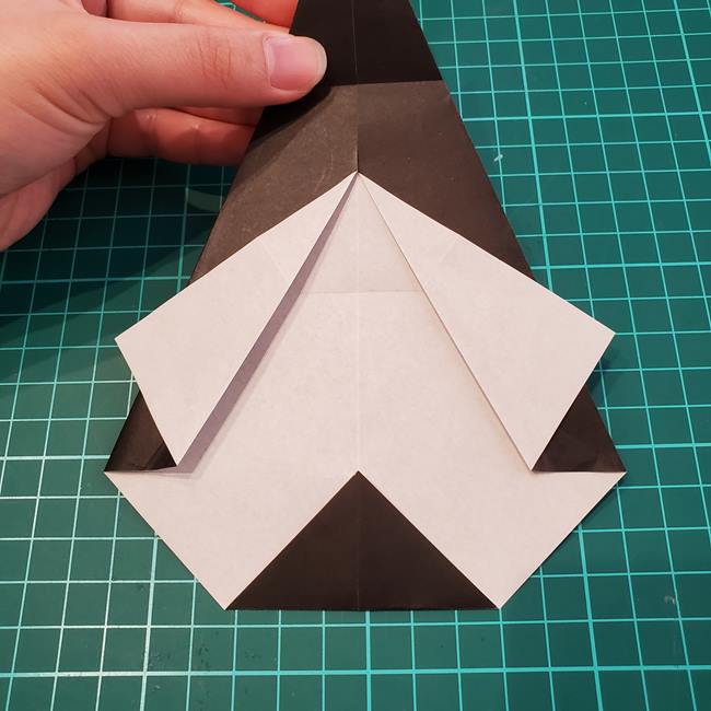 魔法使いの折り紙 簡単な折り方作り方①魔法使い(10)