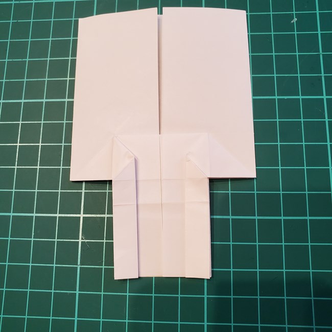 ハロウィンの折り紙 ドクロ・ガイコツの簡単な折り方作り方(21)