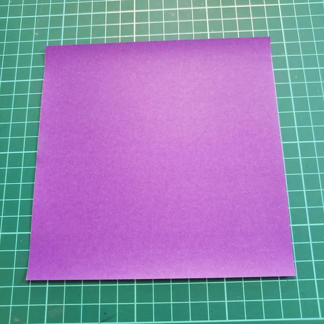 ぶどうの製作 立体的な壁面工作★折り紙の簡単な折り方作り方②土台(1)
