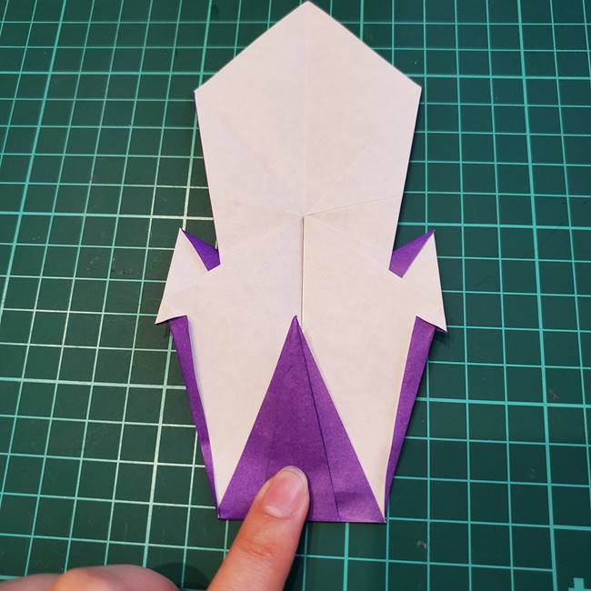 折り紙 お城の作り方折り方(立体的)①パーツ1(25)