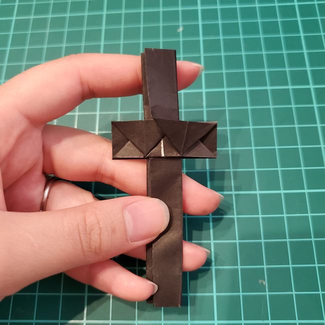 十字架の折り紙 簡単な作り方折り方(20)
