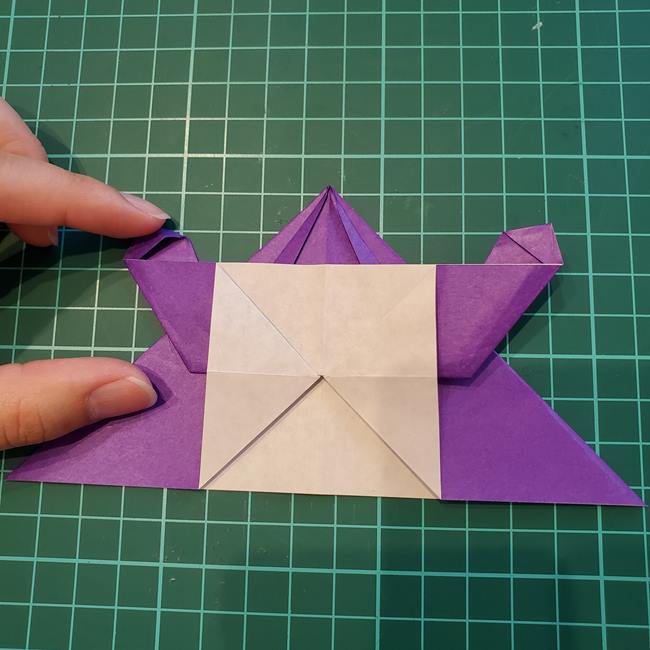 折り紙 お城の作り方折り方(立体的)②パーツ2(15)