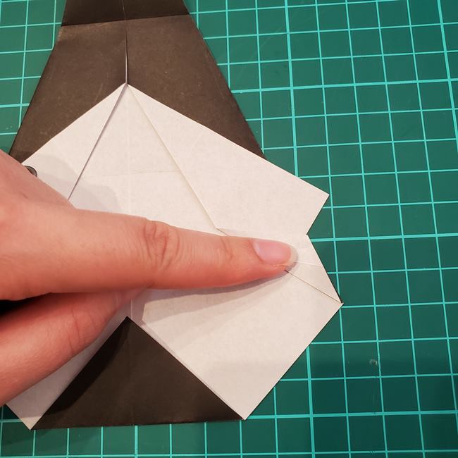 魔法使いの折り紙 簡単な折り方作り方①魔法使い(11)