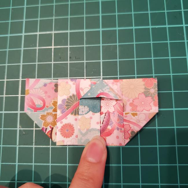 折り紙 ほうきとちりとりの折り方作り方①ちりとり(26)