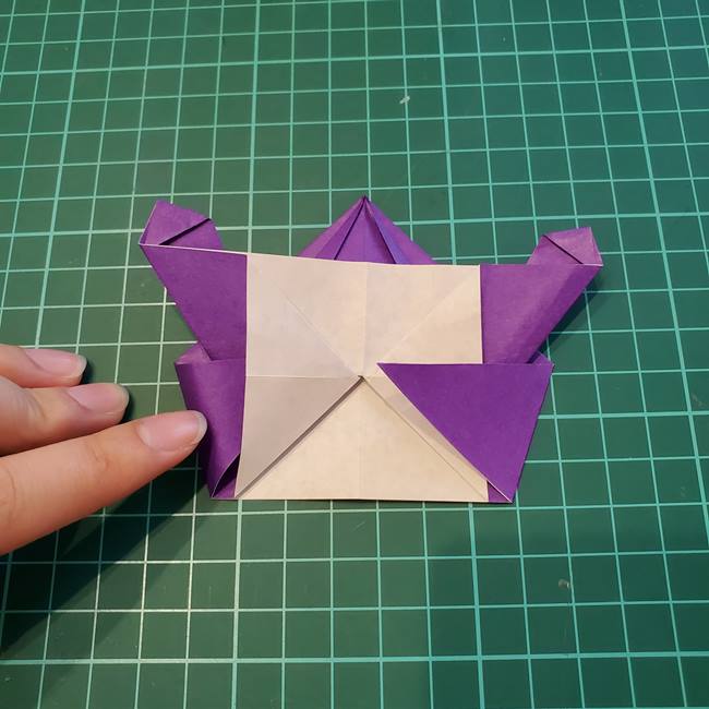 折り紙 お城の作り方折り方(立体的)②パーツ2(17)