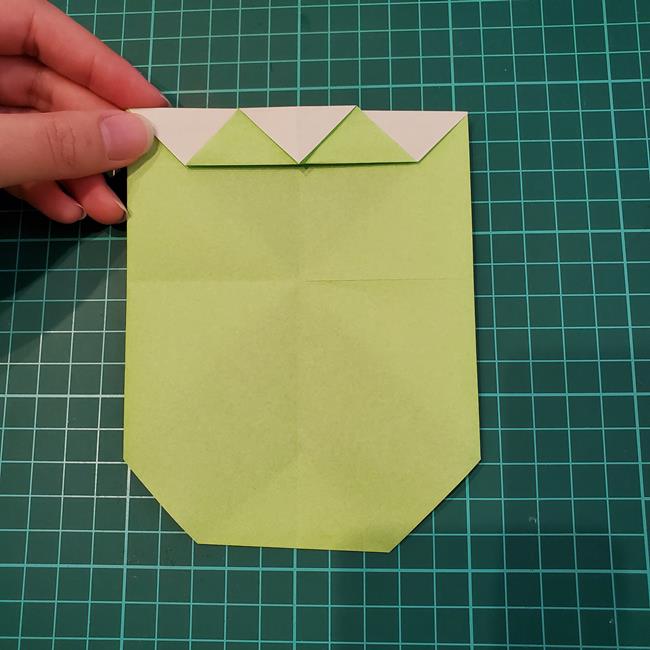 折り紙のフランケンシュタイン 簡単な折り方作り方(9)