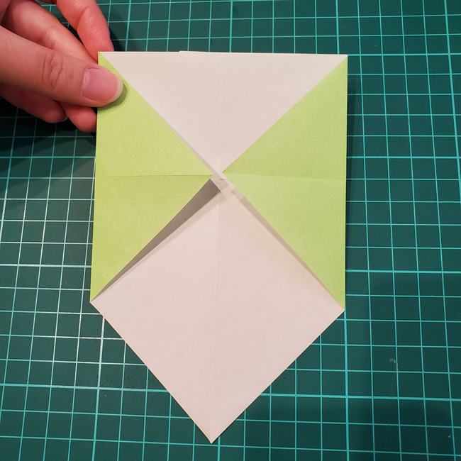 折り紙のフランケンシュタイン 簡単な折り方作り方(8)